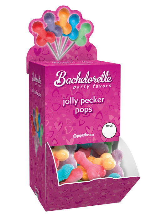 "Bachelorette Party Favors - Jolly Pecker Pops - 50 Piece Display Box PD7429-99D"