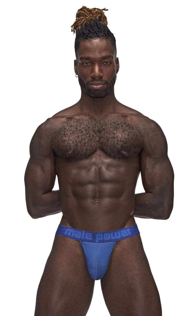 "Sexagon Strappy Ring Jock - Small/medium - Royal MP-352269RYSM"