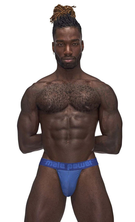 "Sexagon Strappy Ring Jock - Small/medium - Royal MP-352269RYSM"
