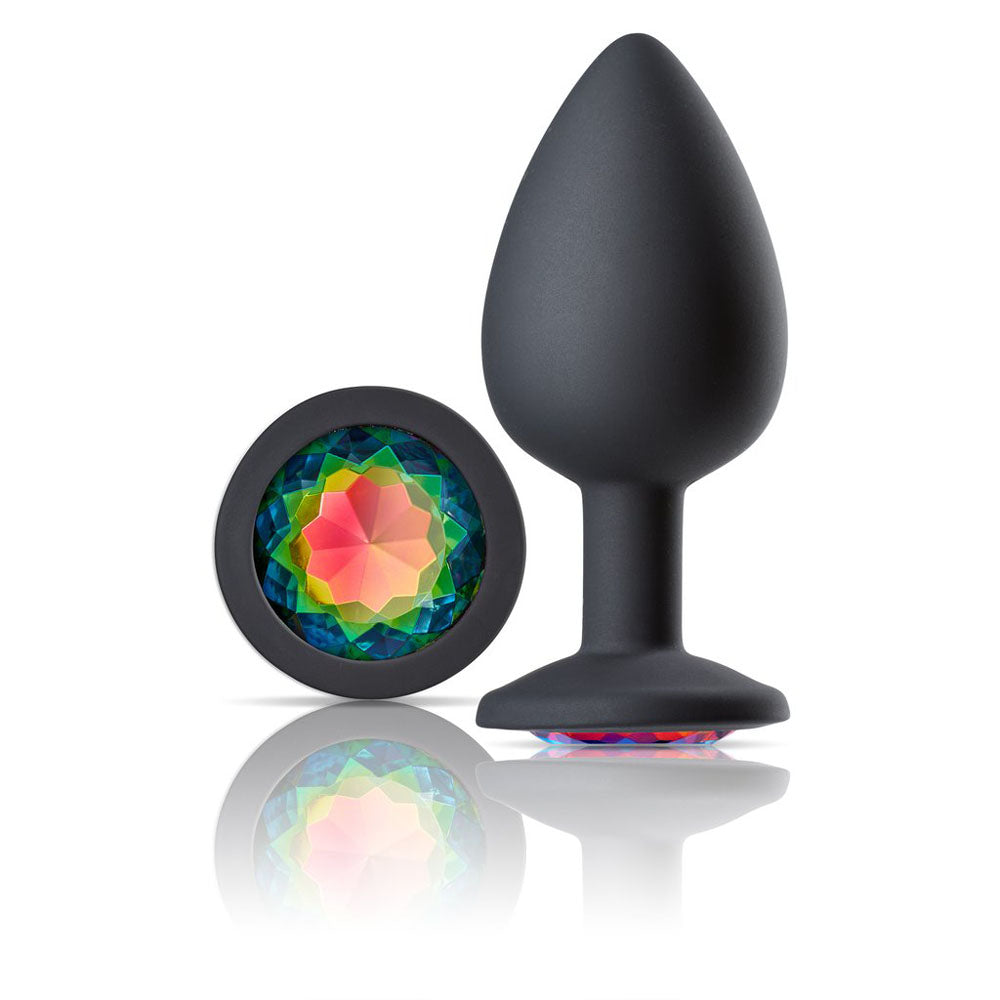 Cloud 9 Novelties Gems Jeweled Silicone Anal Plug - Large WTC305
