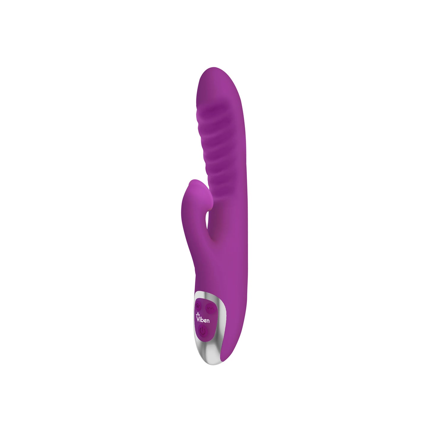 "Frenzy - Rabbit Vibe With Clitoral Suction - Berry VB-66106"