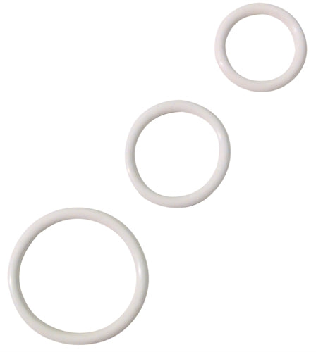 "Soft C Ring Set - White BSPR-09"