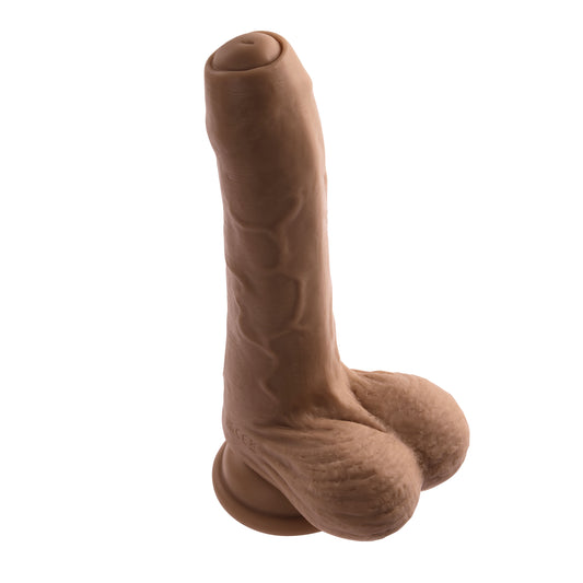 "Peek a Boo Vibrating Dildo - Dark EN-RD-2789-2"