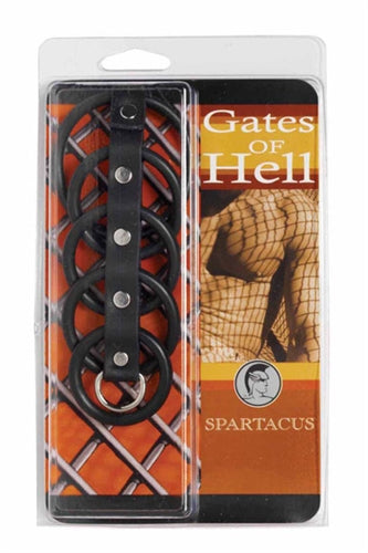 "5 Ring Black Rubber Gates of Hell BSPR-15"