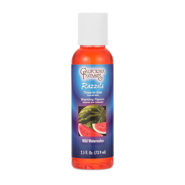"Razzels Warming Lubricant - Wild Watermelon - 2 Oz. Bottle CF-RWW-02"