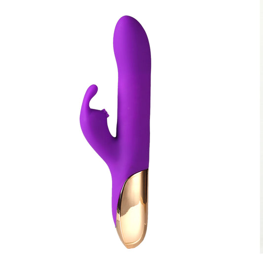 "Karlin USB Rechargeable 10-Function Rabbit Vibrator - Purple MTJM-18103"