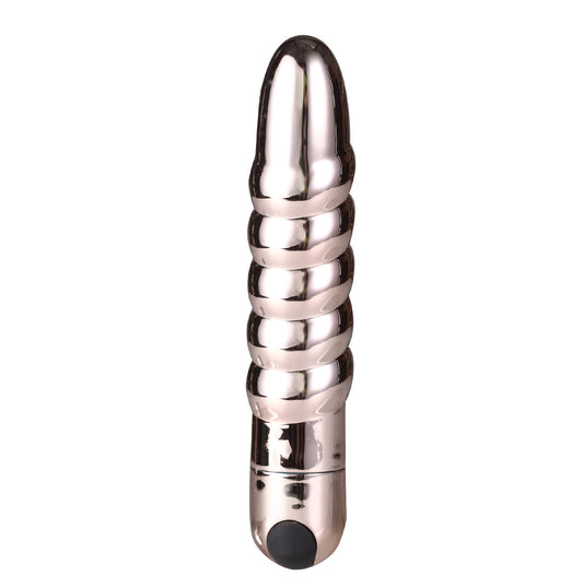 "Lola 10 Function Vibrating Twisty Bullet - Rose Gold MTMA331RG"